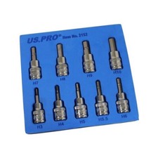 US PRO HEX BIT Socket Set 3/8"