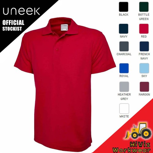 Uneek mens polo shirt plain - mens,