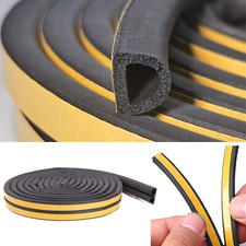 5m Self Adhesive Draught Excluder D Shaped Rubber Strip for Garage Door Seals