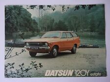 DATSUN 120Y ESTATE orig 1976 UK Mkt Sales Leaflet Brochure - pre Nissan Sunny