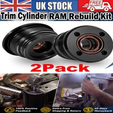 2Pcs Trim Tilt Cylinder RAM End Cap Rebuild/Repair Kit for Volvo Penta 290 DP SP