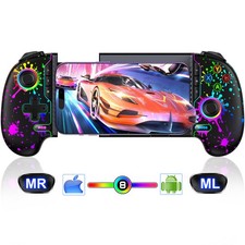 Wireless Phone Mobile Gaming Controller  for iOS/Android with Hall Joystick 
