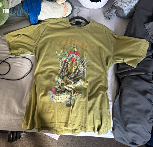 Hardy skull graphic - ed, print