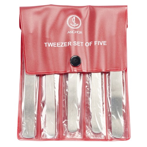 Tweezers set watchmakers - tweezers, x5