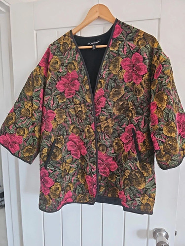 Zara trf floral - floral, jacquard