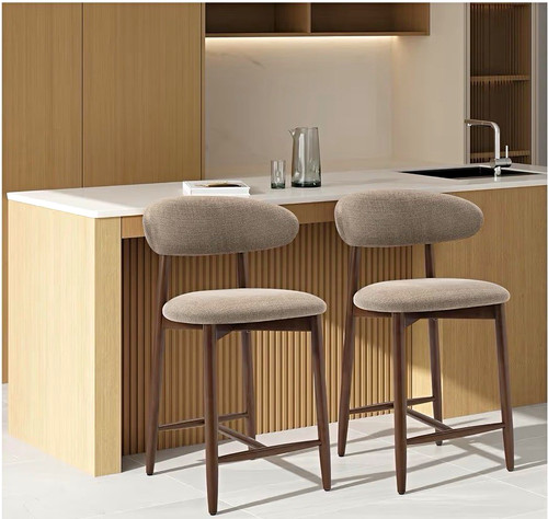 Modern upholstered bar stool - modern,
