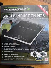 Outdoor Revolution Single Induction Hob 200-1800W. Portable 240v Induction Hob.