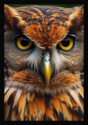Epic owl framed - epic, wall