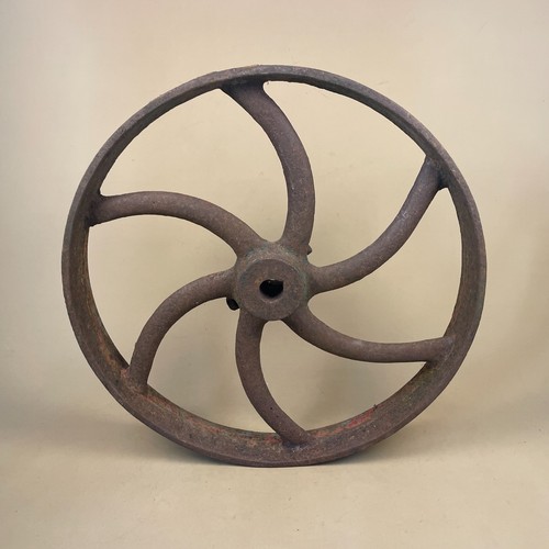 Cast iron wheel vintage - iron,