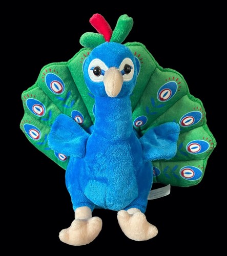 Walmart plush peacock - plush, 10.5"