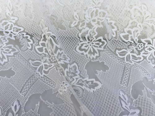 Embroidered french lace - embroidered,