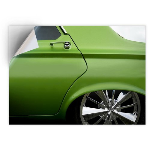 Vinyl sticker green - vinyl, a5