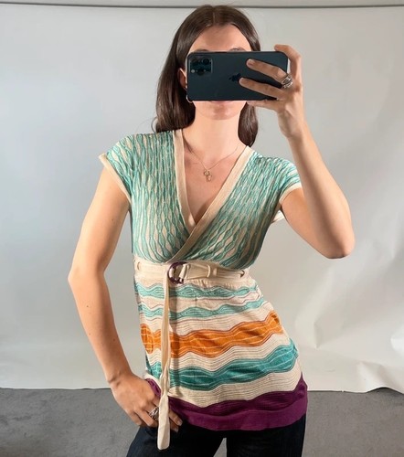 Missoni vintage top beige - vintage, uk