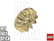 LEGO - Part 6589 - Technic Gear 12 Tooth Bevel - Tan + NEW +