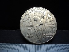 UK 5 Pounds 2001 Elizabeth II