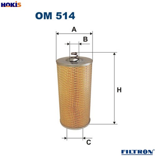 Oil filter 514 for - 514, neoplan