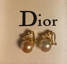 CHRISTIAN DIOR GOLD TONE &