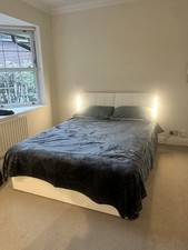 Merax 5ft King Ottoman Bed Frame + Cool Flex Hybrid Mattress – Brand New