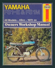 Yamaha 50 FS1E-DX (72-79) Haynes Shop Manual Book FS1 Fizzy FS1M Sixteener FW39