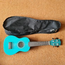 Lani Aqua Blue Ukulele With Bag