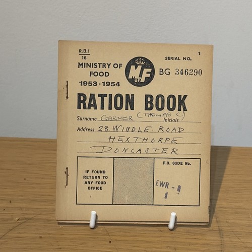 Ministry food ration - of,
