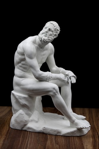 Greek boxer rest statue - rest, |