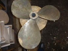 Brass bronze boat propeller - boat, propeller.