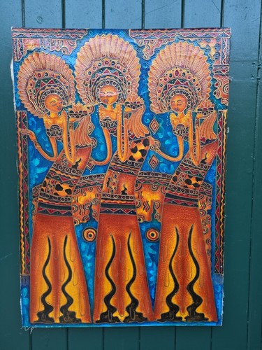 Balinese painting ladies - balinese,