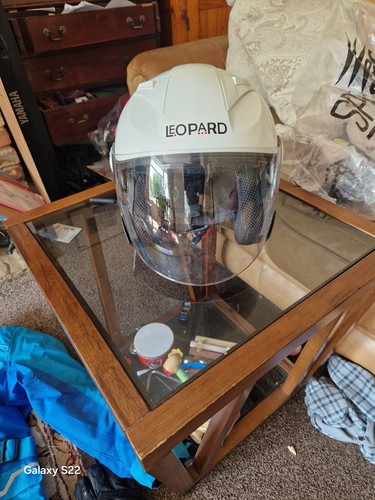 Motorbike helmets hardly used - motorbike,