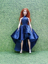 💙 Handmade Navy High-Low