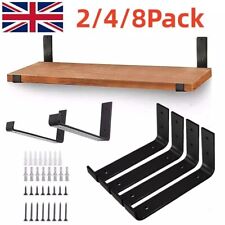 2/4/8 Rustic Shelf Brackets Scaffold Board Industrial Solid Steel Heavy Duty New