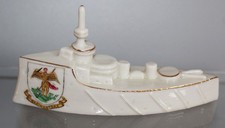 WWI GRAFTON CRESTED CHINA DREADNOUGHT BASINGSTOKE CREST