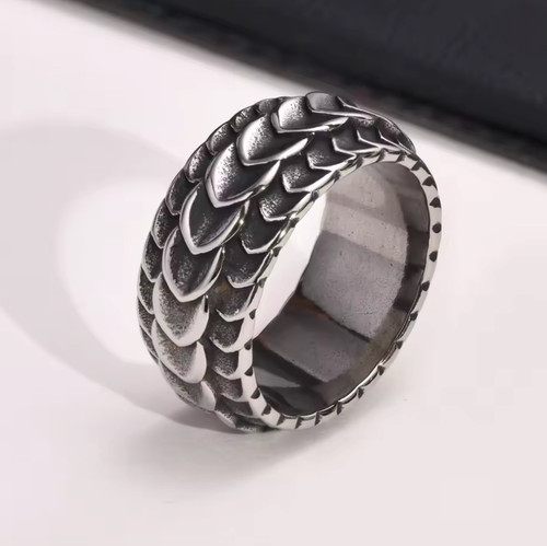Dragon scale ring mens womens - dragon,