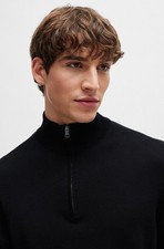Mens Knitwear Boss 3/4 Zip