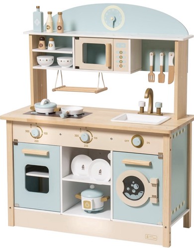 Robud play kitchen wooden toys - kitchen,