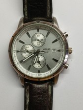 Mens Lorus Chronograph Watch Working Battery In Used Condition