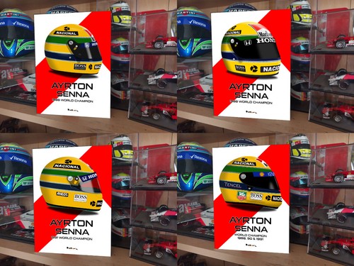 Ayrton senna helmet - ayrton,