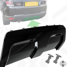 Rear bumper skid plate tow eye