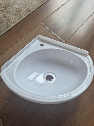 Plastic wall mounted corner