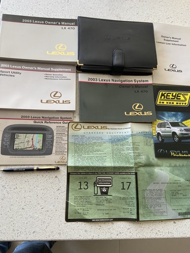 2003 lexus lx470 owners - 2003, manual