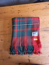 Vintage Wool Blanket (14) Throw 150x166cm plaid travel rug PICNIC camper van