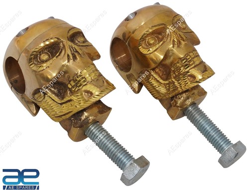Skull custom brass old - custom, school