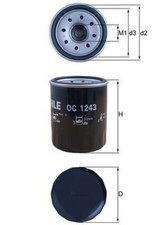 Oil Filter MAHLE Fits ISUZU
