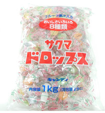 Sakuma Confectionery Sakuma Drops 1kg Candy 8 Fruit Flavors Japan Express