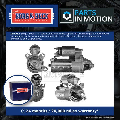 Starter motor fits - jaguar, xj