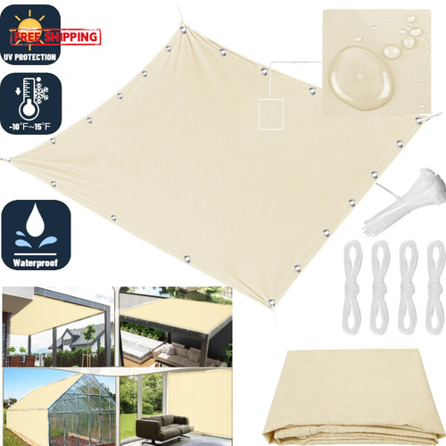 Waterproof sun shade sail - sun,