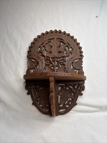 Vntg india hand - vntg, wood