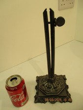 VERY UNUSUAL VICTORIAN CAST IRON LAB STAND - VERY HEAVY