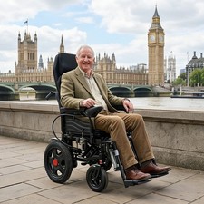 Reclining electric wheelchair - reclining,