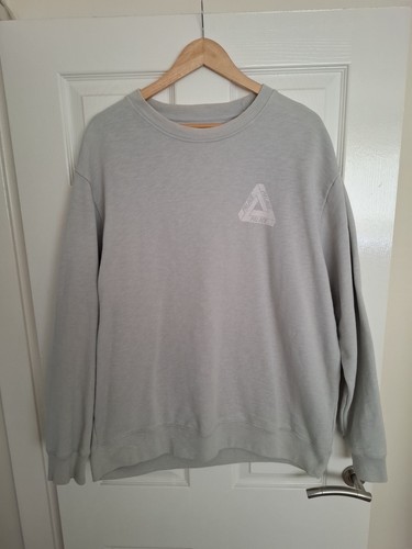 Palace sweatshirt beige size - sweatshirt,